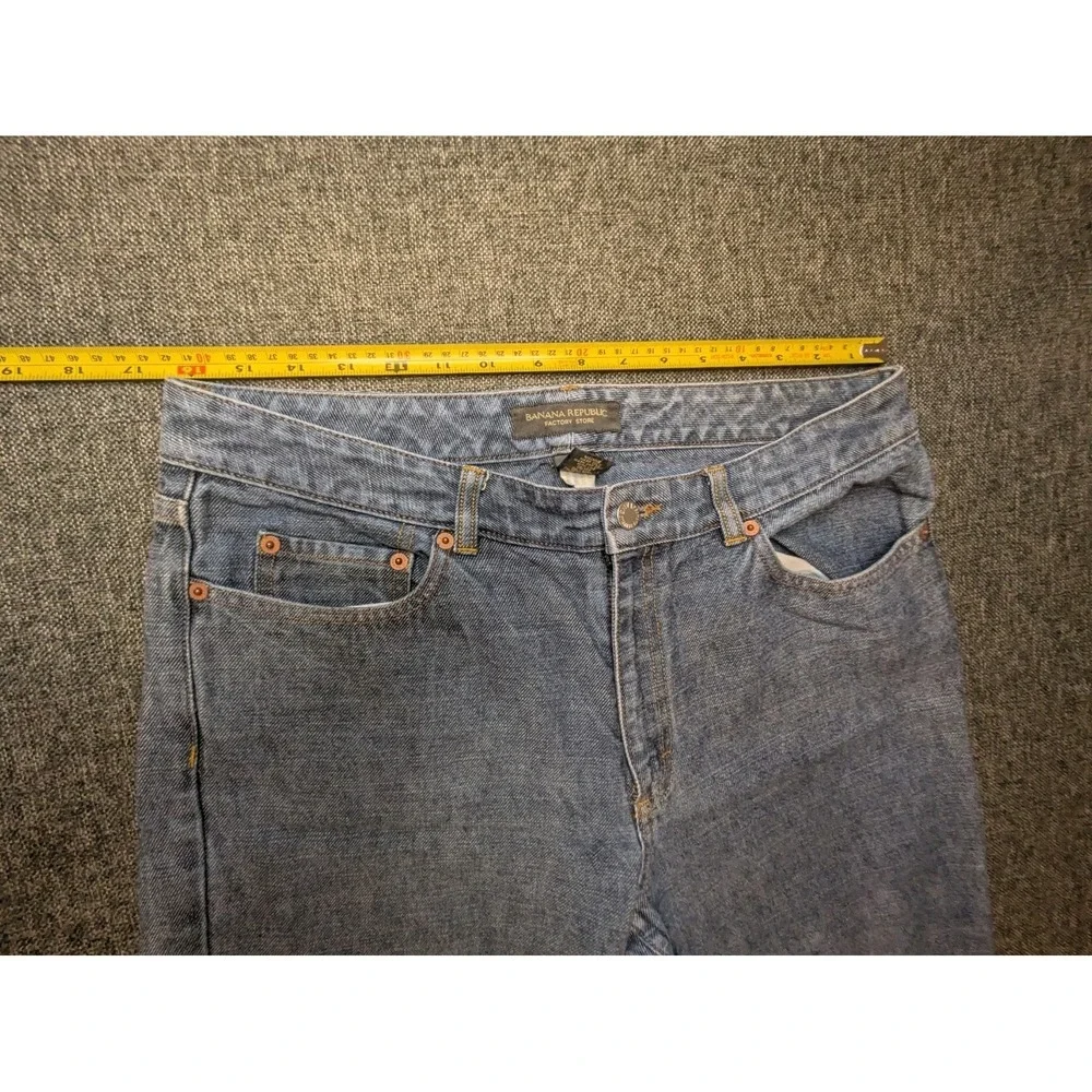 Banana Republic‎ Jeans Men's 36x30 Blue Denim Cotton Medium Wash Straight Pants